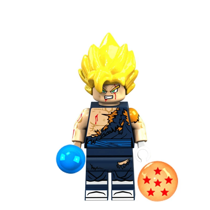 XP026 Dragon Ball Z Супер Saiyans Goku Vegeta Krillin trunks Cell Broly Аниме фигурки строительные блоки подарки для детей игрушки - Цвет: XP026