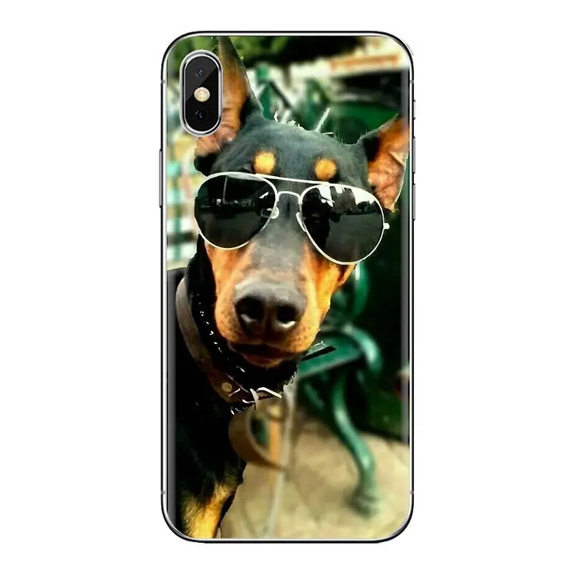 Прозрачный чехол из ТПУ для Xiaomi Redmi 4A S2 Note 3 3S 4 4X5 Plus 6 7 6A Pro Pocophone F1 Pinscher собака