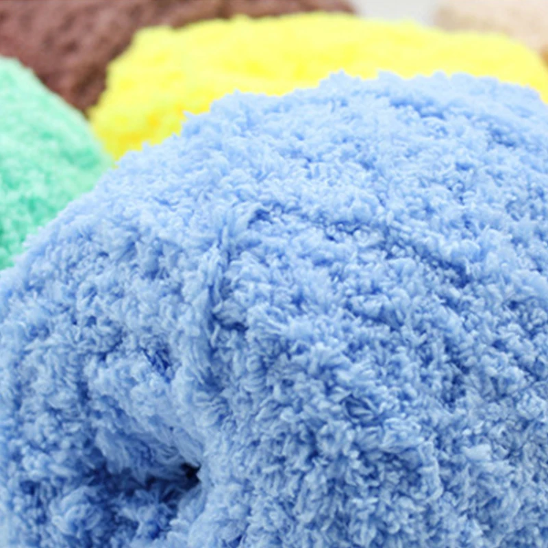 YOMDID красочная Коралловая бархатная шерстяная линия DIY ручная вязка пряжа для