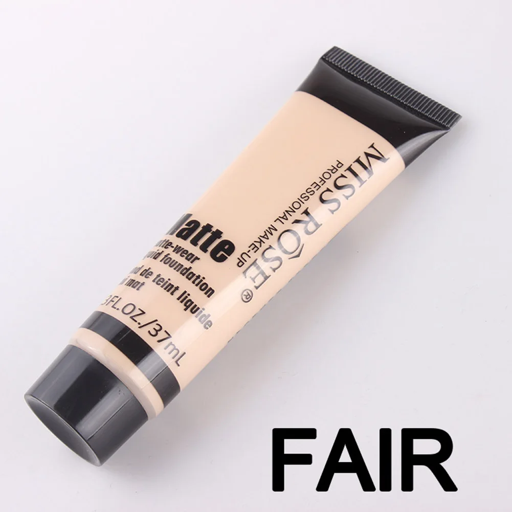 MISS ROSE Waterproof Moisturizing Matte Liquid Foundation Makeup Concealer Cream Oil control lasting Easy to smear face cosmetic | Красота и
