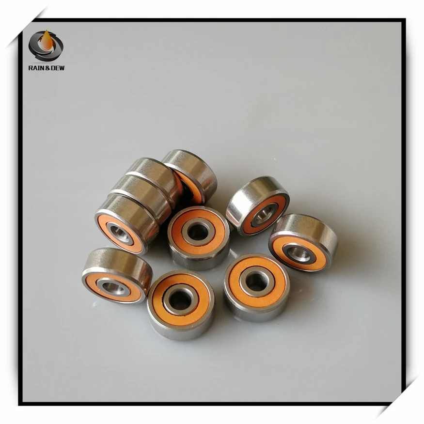 10 шт. SMR104 2OS ABEC 7 LD из нержавеющей стали Hybride керамический подшипник DIY Рыболовная