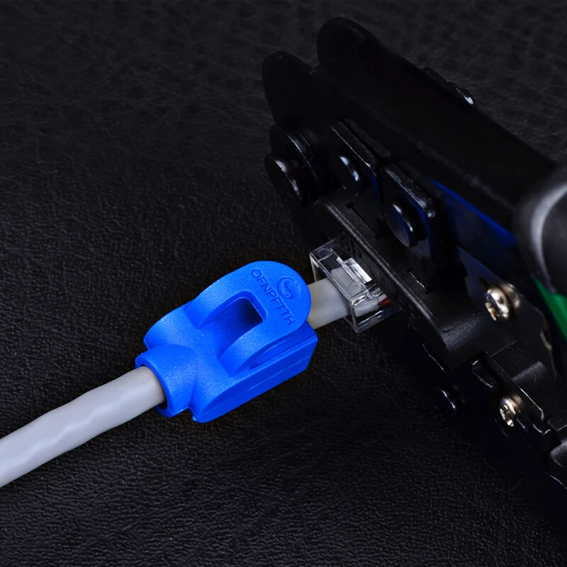 Crystal head sheath super five class six seven network cable protector RJ45 crystal | Компьютеры и офис