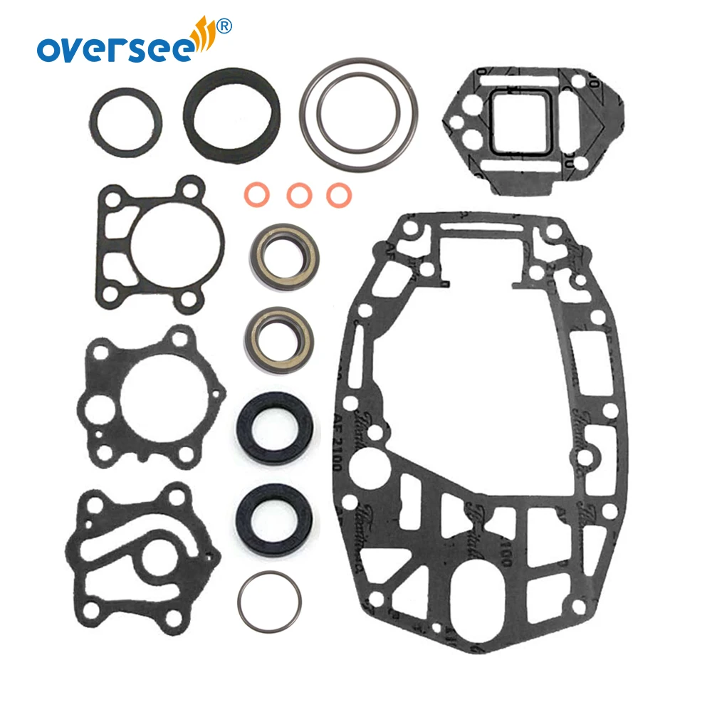 6H4-W0001 Getriebe Box Dichtung Kit Für Yamaha Außenbordmotor Teile 3 Cyliner Unteren Einheit Dichtung Kit 18-2792 40Hp Ersetzt 6H4-W0001-21