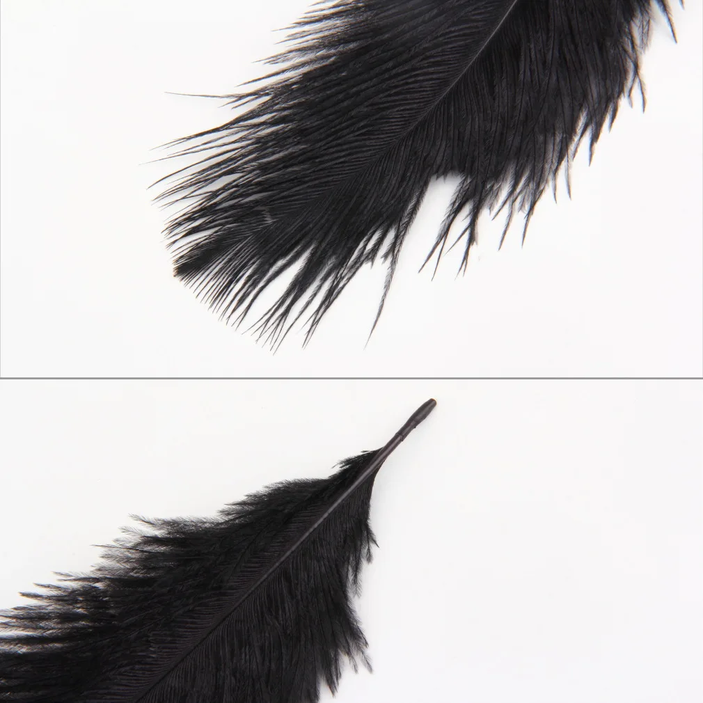 Красочные высококачественные натуральные перья страуса подходят к Рождеству