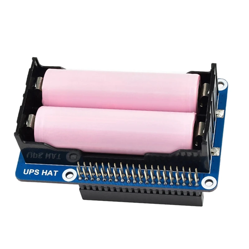 

For Raspberry Pi 4 Module B, UPS HAT Uninterrupted Power Supply, 5V Stable Power Output for Raspberry Pi