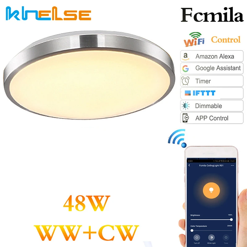Умный беспроводной потолочный светильник с дистанционным управлением