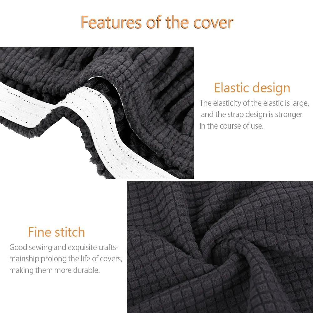 1 шт. стул из полиэстера спандекса покрытие твердые чехлы для сидений барных