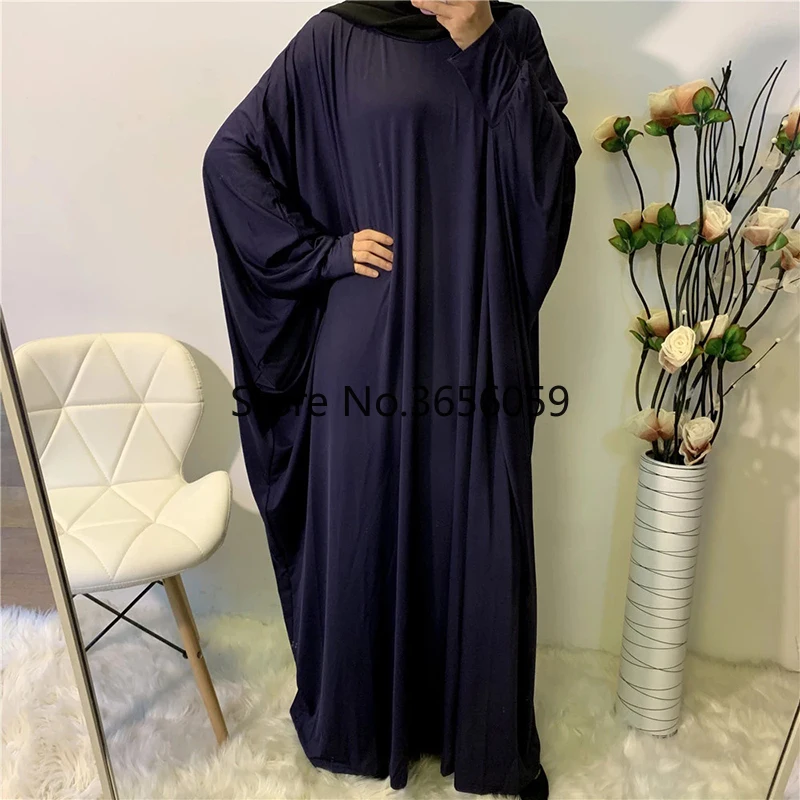 Дубай Abaya Молитвенное платье мусульманский женский длинный рукав летучая мышь