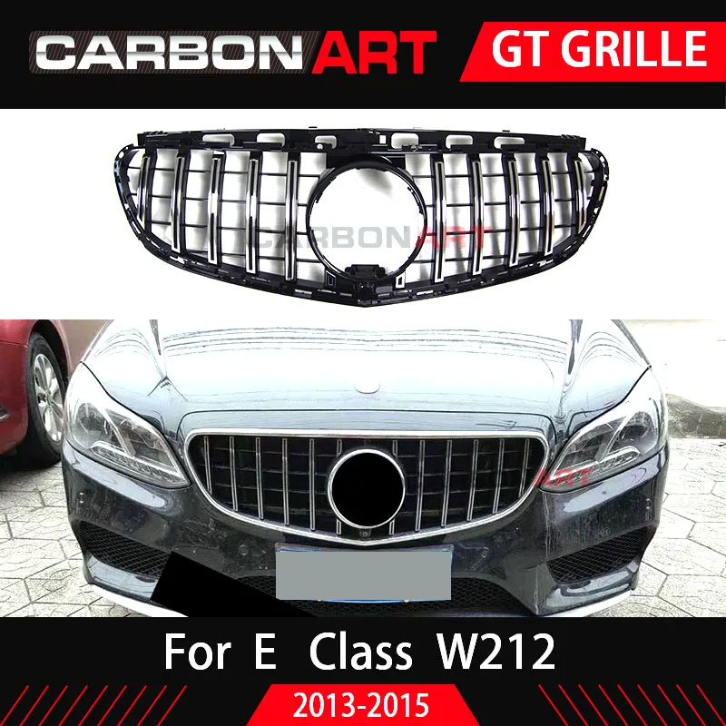 Вертикальная решетка для гриля E Class W212 GT только 2014 2015 г. АБС пластик E260 E300 E350