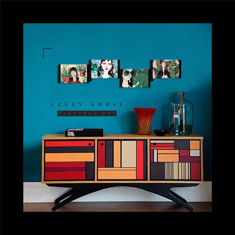 Мульти рамка фоторамка высоко настенная DIY коллаж с магическим модулем домашний