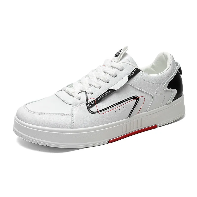 

Spring and autumn men's new artificial leather casual shoes sports sneakers 39-44 size