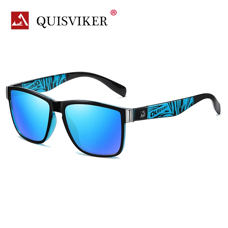 

Солнцезащитные очки QUISVIKER UV400 для мужчин и женщин, брендовые дизайнерские квадратные солнечные очки, классические, для вождения, рыбалки