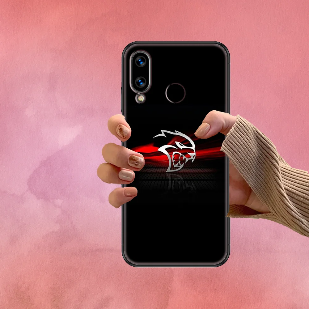 

sport car dodges Phone case For Huawei Honor 6 7 8 9 10 10i 20 A C X Lite Pro Play black soft waterproof fashion hoesjes trend