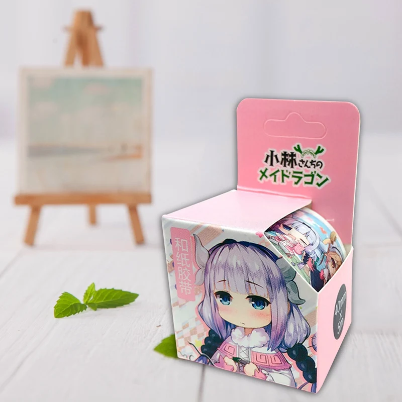 

4CM Width Popular Anime Washi Masking Tape Set Diy Decor Scrapbooking Sticker Masking Paper Decoration Tape Adhesive