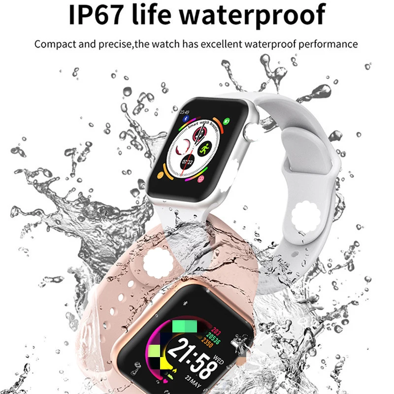 Смарт часы Finow F10 с Bluetooth ЭКГ монитор сердечного ритма iwo 8 lite умные для Android IOS PK xiaomi