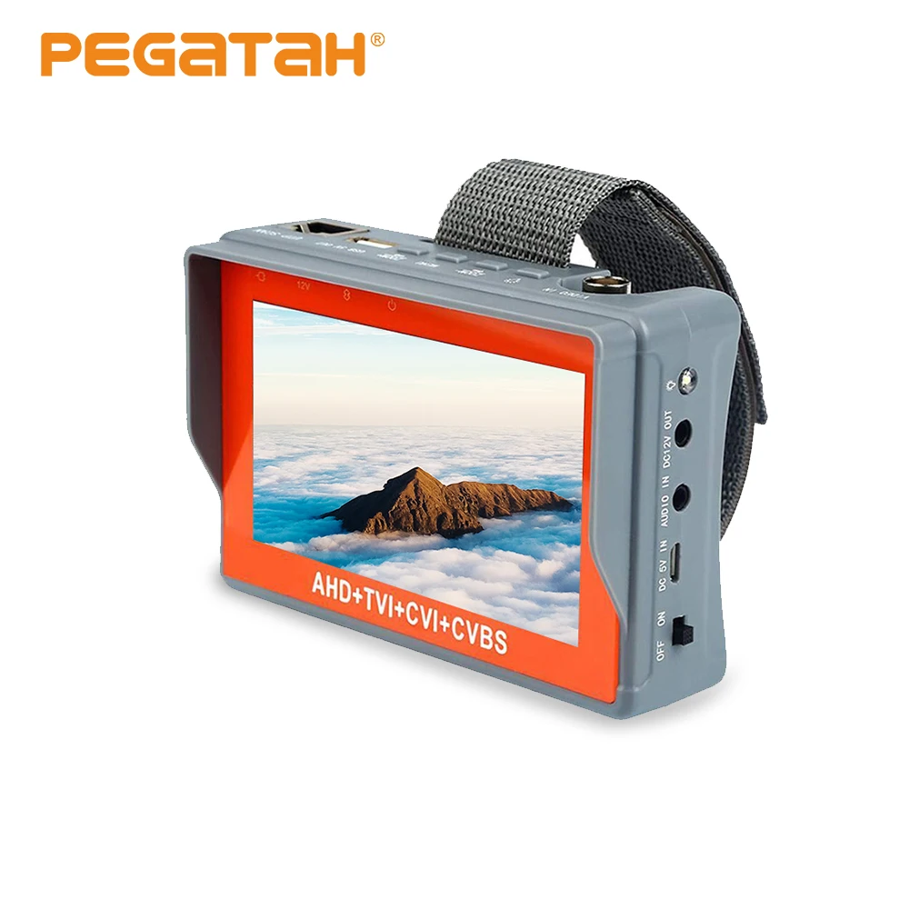 4,3 дюймов 5MP 1080P CCTV камера AHD Тестер монитор TVI CVI CVBS портативный тестер системы видеонаблюдения монитор Поддержка PTZ тестер камеры s
