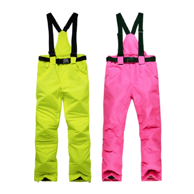 

Велосипедные лыжные штаны для мужчин и женщин, уличные высококачественные ветрозащитные водонепроницаемые теплые зимние брюки для пар, зи...