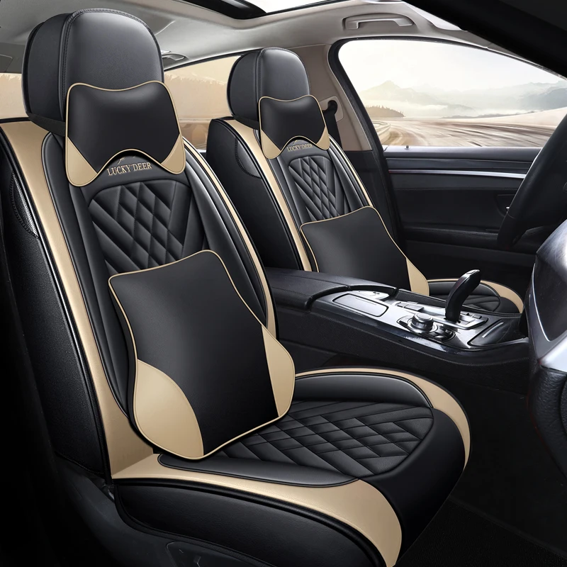 

High Quality Car Seat Cover for Mercedes AMG GT A CLASS C CLASS GLC43 GLC63 ML55 ML63 Car Accessories