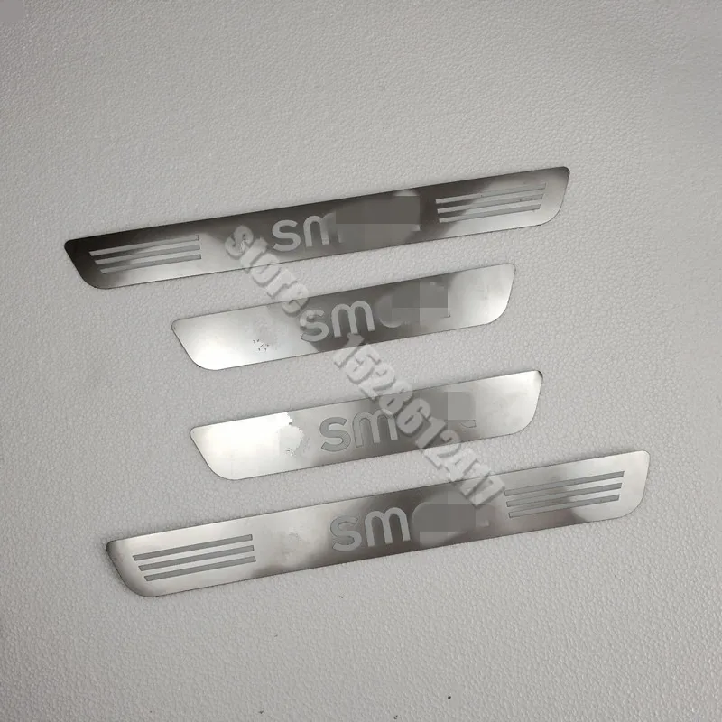 

for Smart Fortwo Forfour 453 451 450 car Accessories Door Sill Scuff Plate/Door Sill Door Sill Scuff Plate Car styling