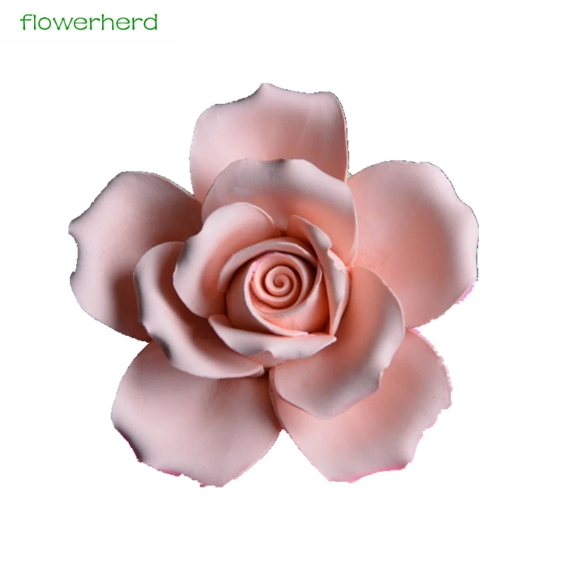 3D цветок розы Большой размер силиконовая форма для мыла изготовление DIY помадки