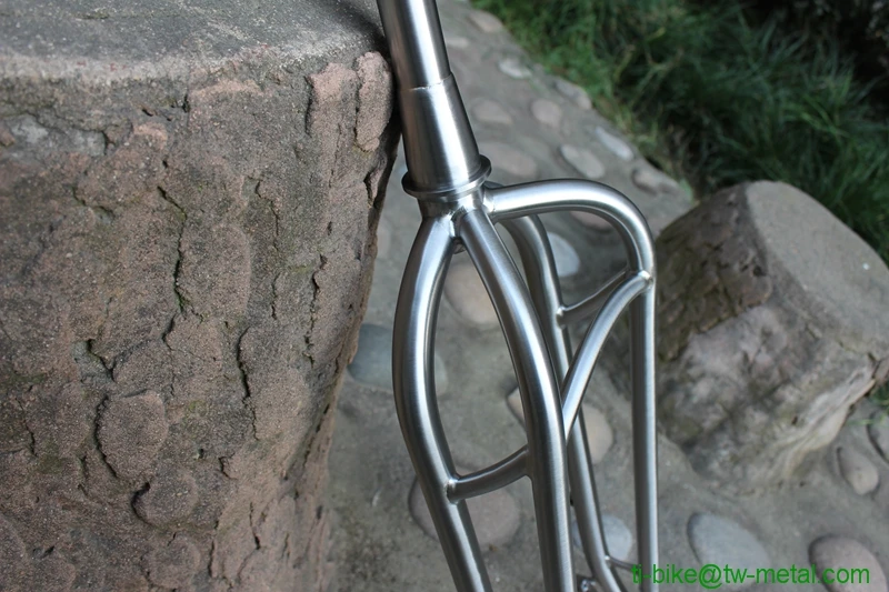 super light titanium truss fork with thru through axle custom cheap tapered steer | Спорт и развлечения