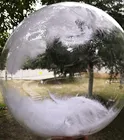 Воздушный шар, 122436 дюймов, из ПВХ, прозрачный, с пером, воздушные гелиевые