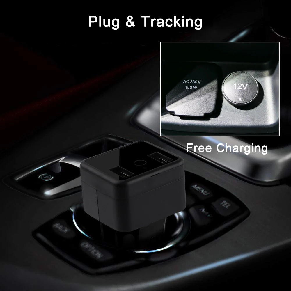 Автомобильный gps трекер Авто 2 двойной зарядное устройство USB быстрая зарядка