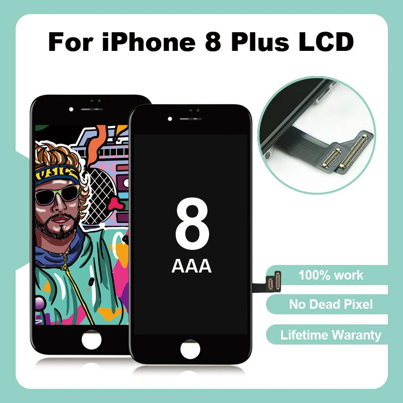 

ЖК-экран в сборе для iphone 8G дисплей с 3D сенсорным экраном дигитайзер