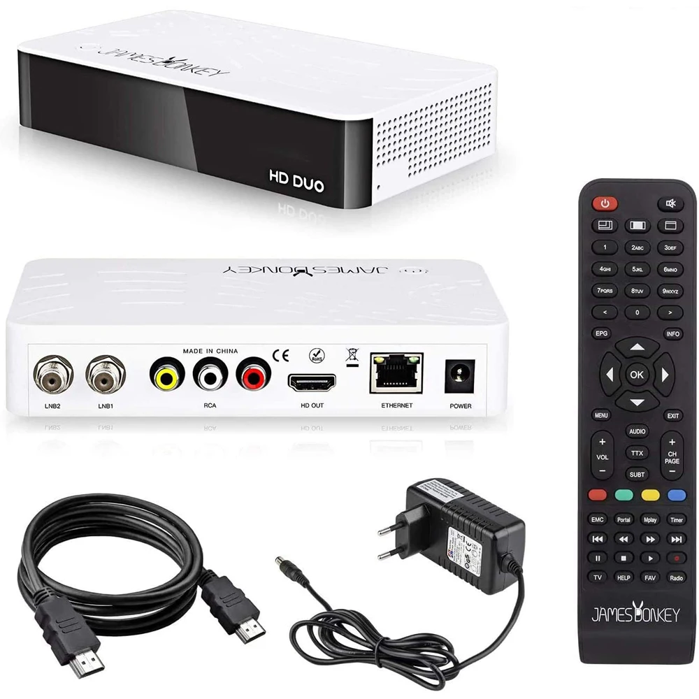 Джеймс Ослик 2K HD Linux Enigma2 цифра спутниковый телевизионный ресивер Twin DVB S2 приемник