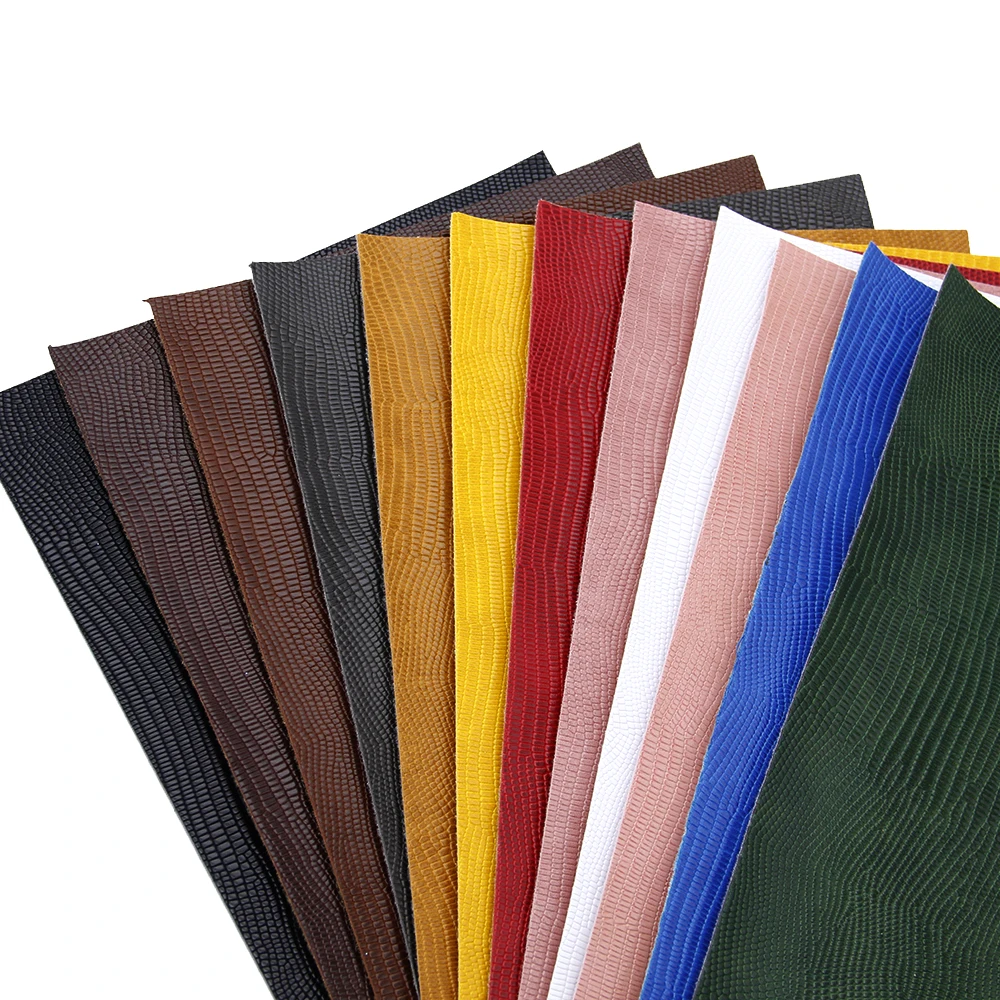 20х34 см однотонные листы из искусственной кожи с узором змеи для изготовления