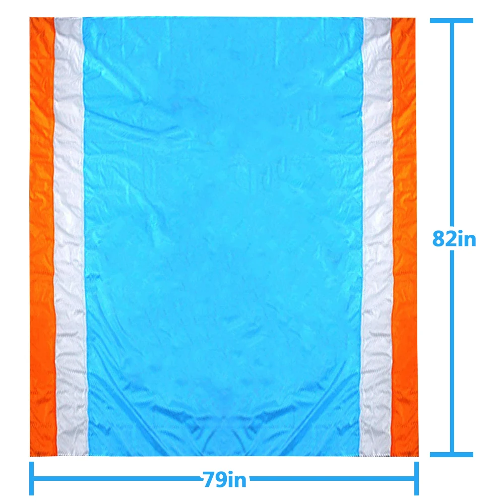 

Beach mat, large 200x210cm, with 7 plastic floor nails, waterproof, sand and moisture proof, high quality nylon