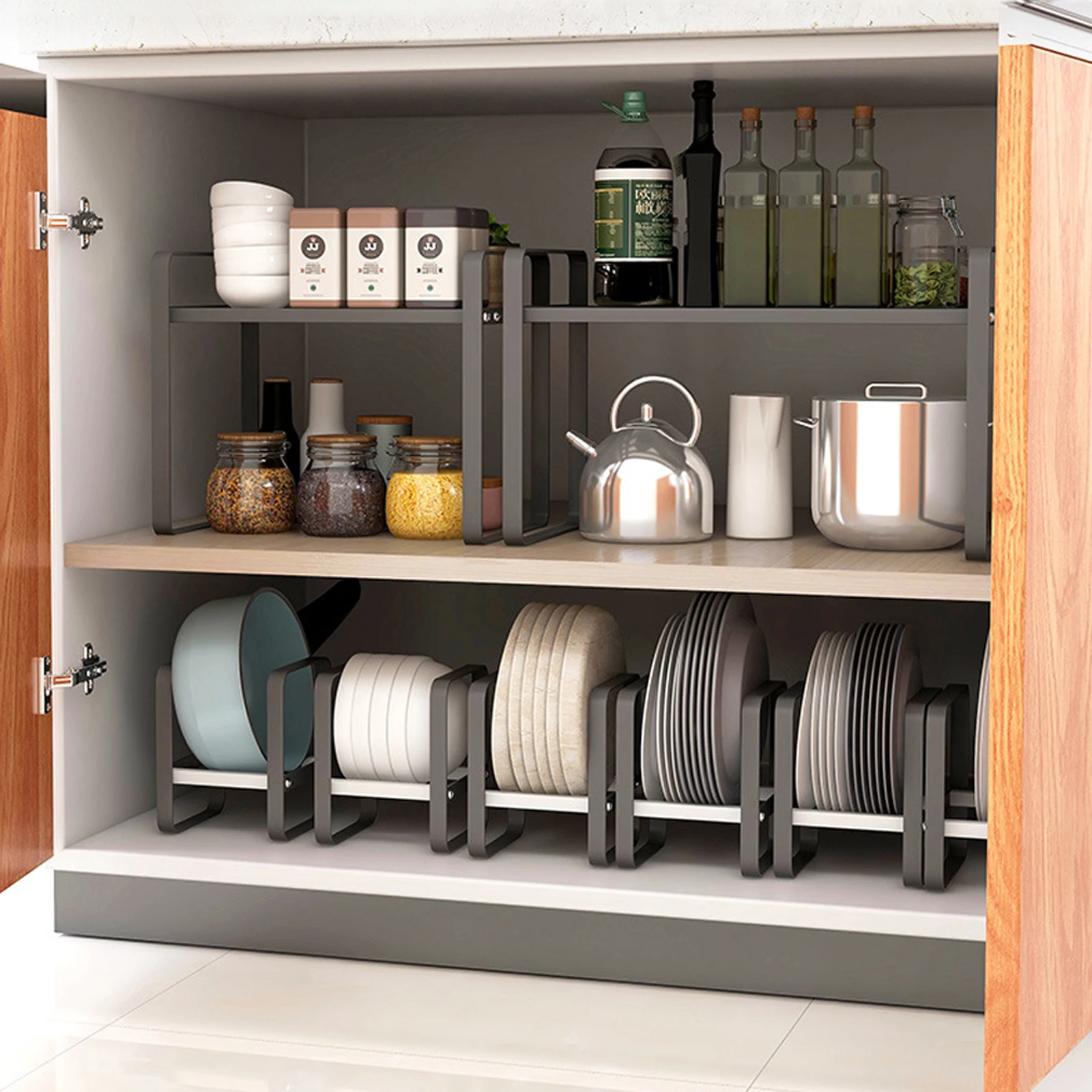 Стеллаж для посуды бытовая полка из углеродистой стали стеллаж хранения С