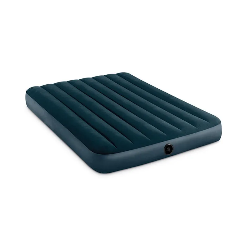 

64734 Double Person 152*203*25CM Flocking With Stripe Air Bed Increased Inflatable Mat Air Mattress Camping Mat