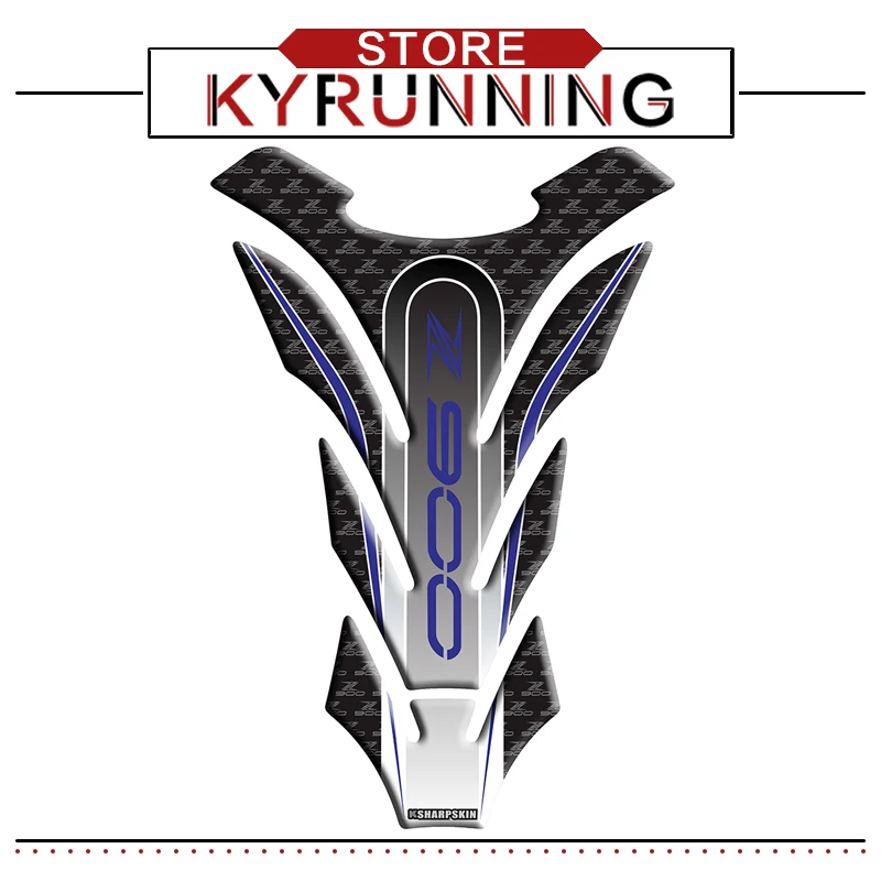 

new Motorcycle 3D Protective Sticker Gas Fuel Oil Tank Pad Protector Decal decorative Fishbone Case FOR KAWASAKI Z900 z 900