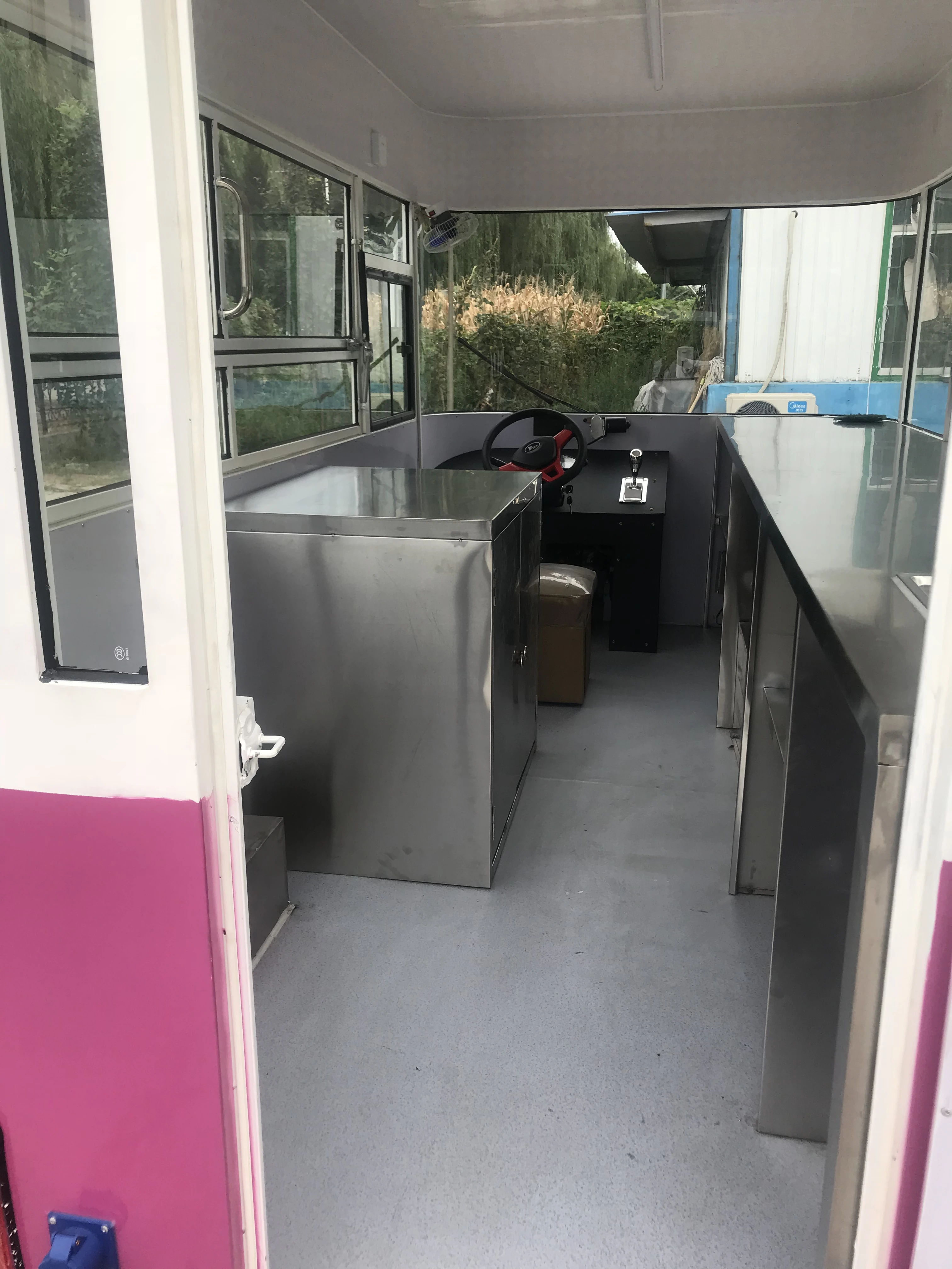 4 кВт четырехколесных транспортных средств электрический грузовик для пищевых