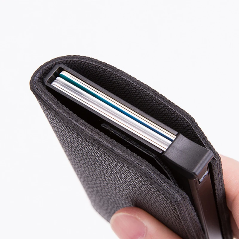 Новинка 2020 мужской держатель для кредитных карт с двойной защитой и RFID-защитой