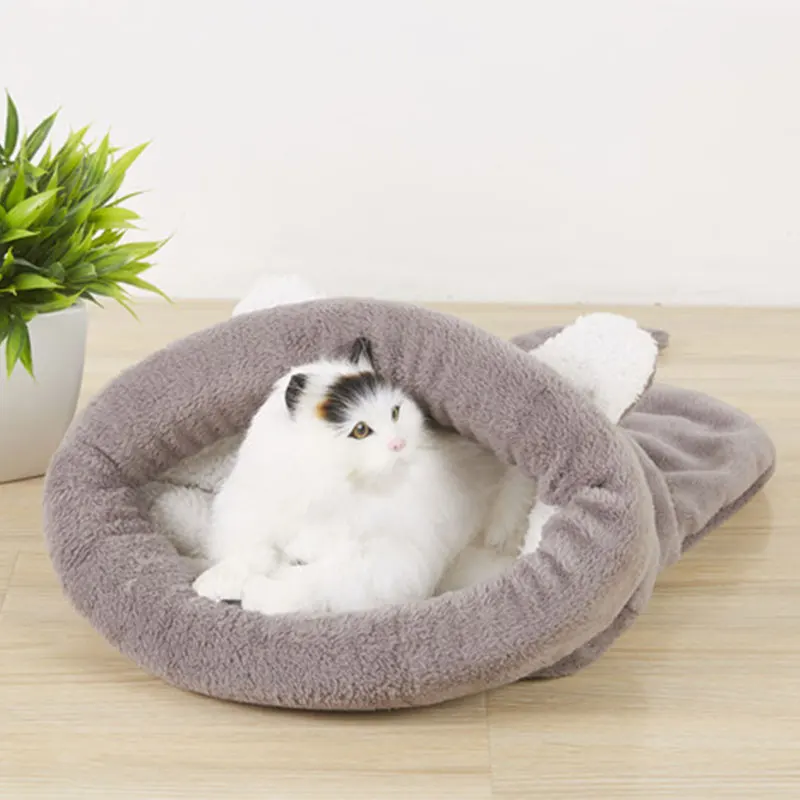 

Милый спальный мешок для кошек, теплый домик для собак, кошек, милый мягкий коврик для кошек, высококачественные продукты, прекрасный дизайн...