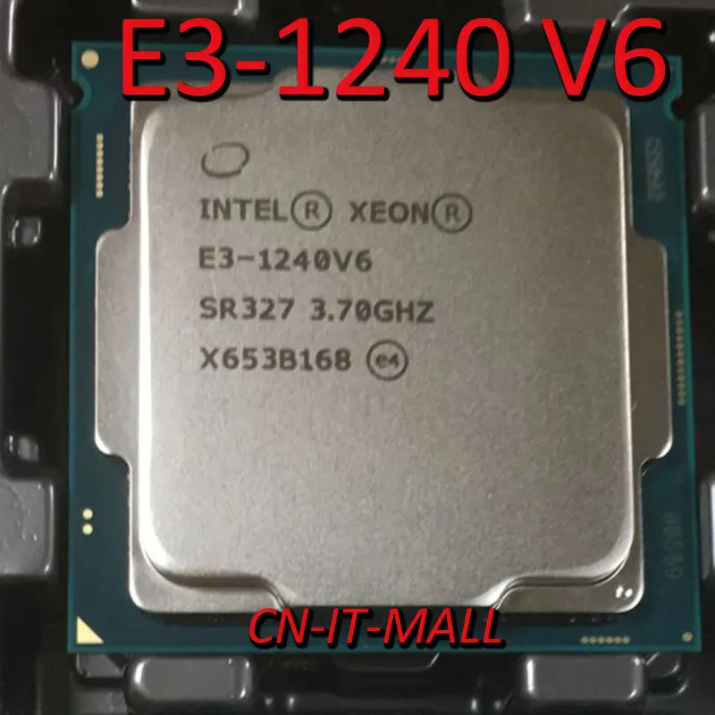

Intel Xeon E3-1240 V6 CPU 3.7GHz 8M 4 Core 8 Threads LGA1151 Processor