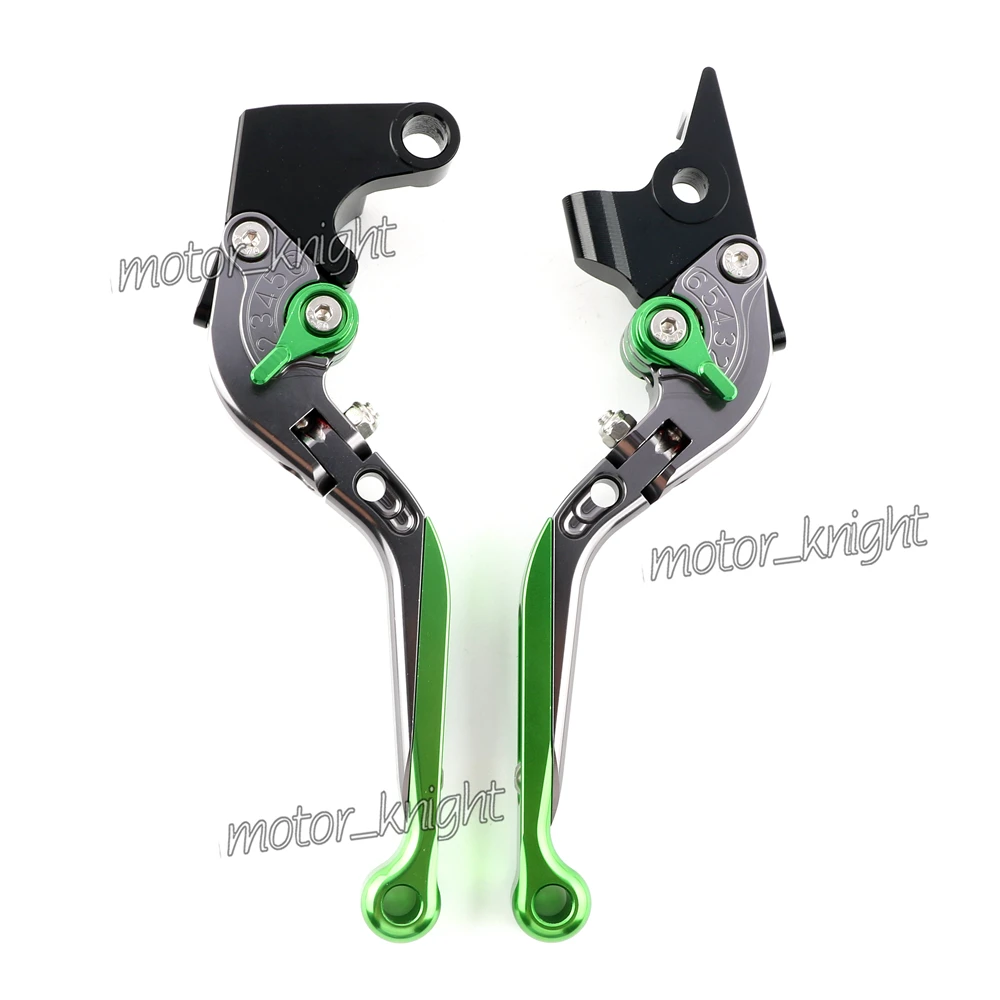 Зеленый Для SUZUKI GSXR600 GSXR 750 2006-2010 GSXR1000 2005-2006 K5 K6 K8 GSXR логотип мотоцикл складной выдвижной тормозные рычаги сцепления - Цвет: Зеленый
