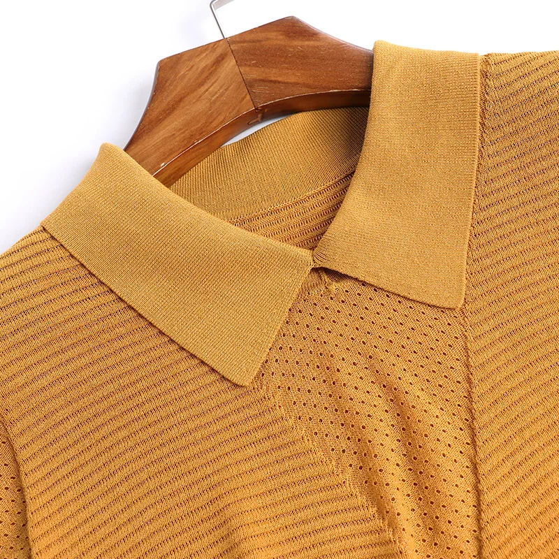 Женский желтый трикотажный топ белая рубашка комплект из 2 предметов летние