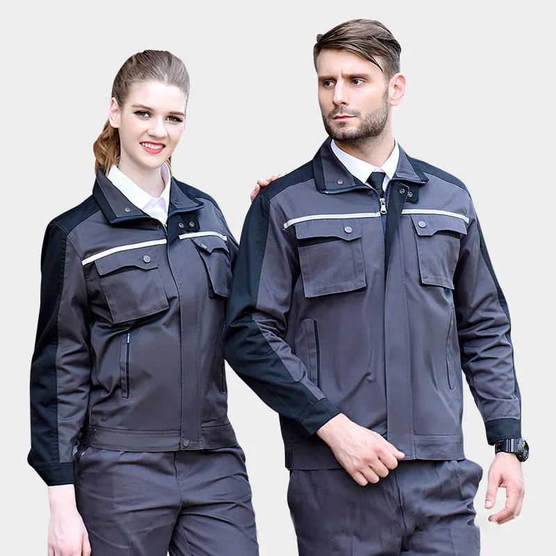 Осень 2021 светоотражающий износостойкий комбинезон костюм рабочая одежда для