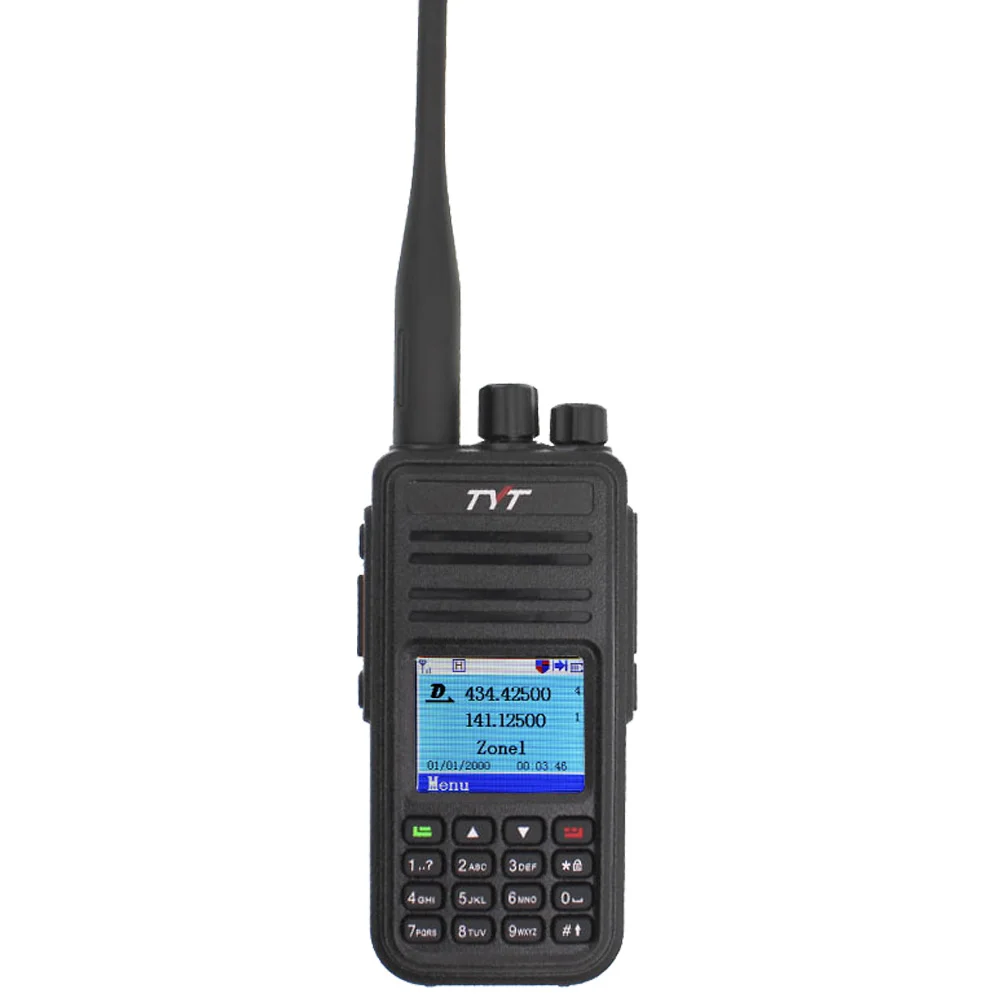 TYT MD-UV380 портативная рация Двухдиапазонная радио MD-380 MD380 VHF UHF Цифровой DMR двухстороннее радио двухдиапазонный трансивер Dlot - Цвет: MD-UV380