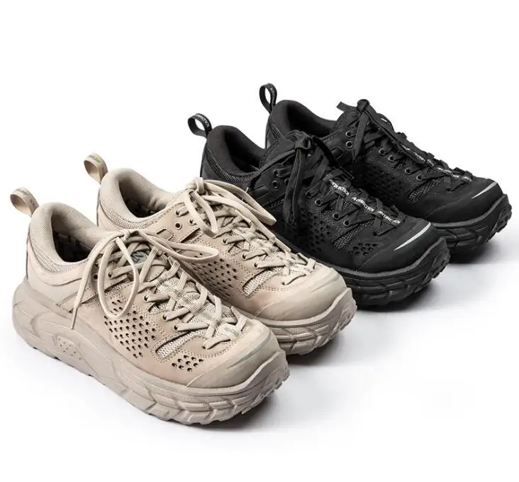 

WOMEN genuine leather waterproof Anti-collision off-raod Field hiking shoes non-slip trekking hunting climbing travel shoes