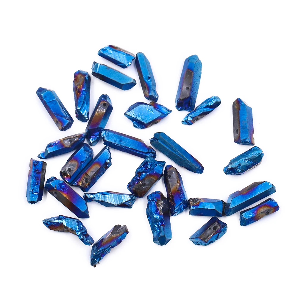 

20 шт., натуральный кристалл, камень, Минеральные Кристаллы, браслет, исцеляющий кристалл, ожерелье, сделай сам, ювелирное украшение, украшени...