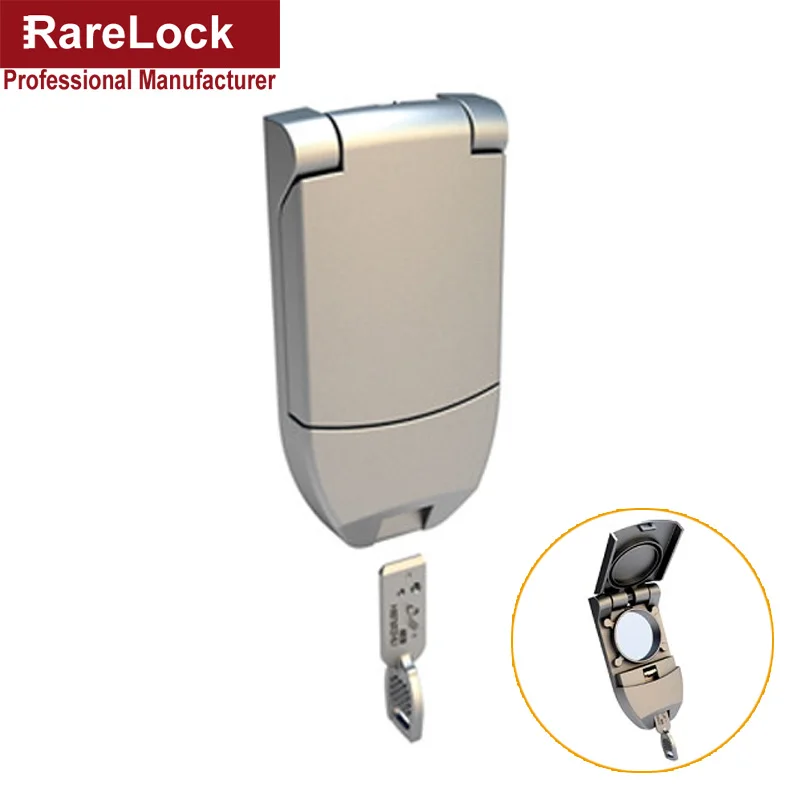 Rarelock металлический замок крышка для шкафа Коробка Cam замок Пылезащитный Водонепроницаемый Противоугонный MS576 bb