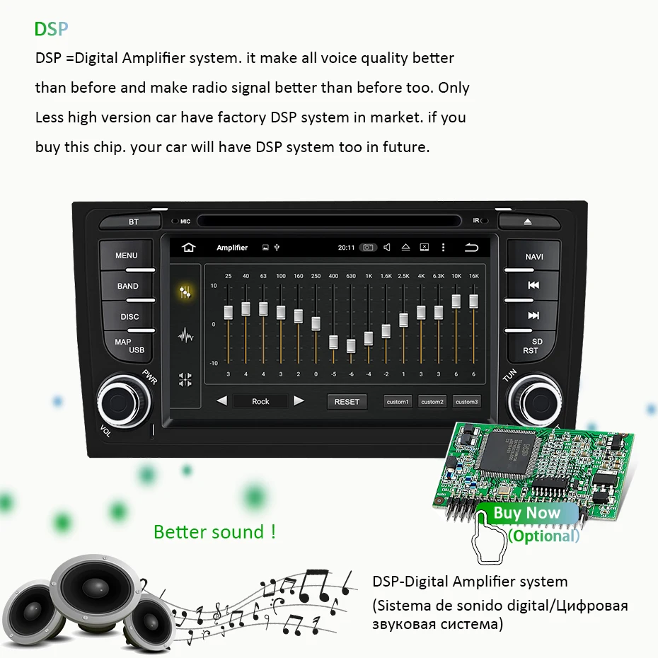 DSP ips 8 ядерный 4G 64G 2 Din android 9,0 Автомобильный мультимедийный dvd-плеер gps Навигация Аудио для Audi A6 S6 RS6 Автомагнитола стерео obd2