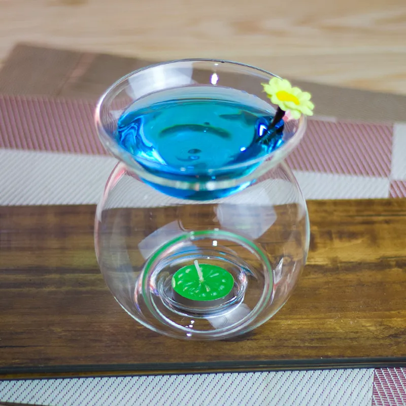 Стеклянная горелка с ароматическим маслом украшение для дома и свадьбы высокое