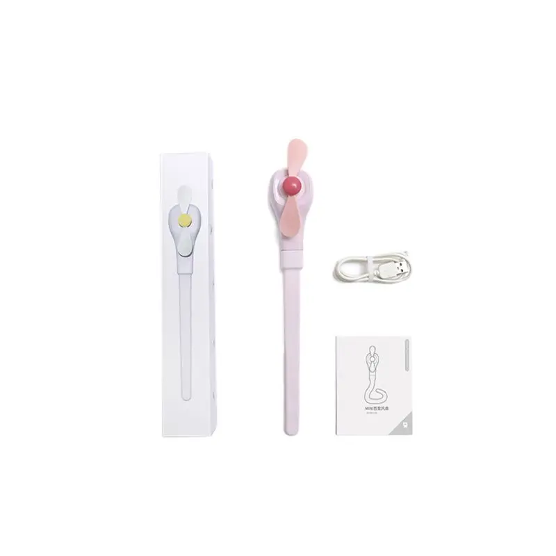 Гибкий USB вентилятор на аккумуляторах для детской коляски кемпинга открытом