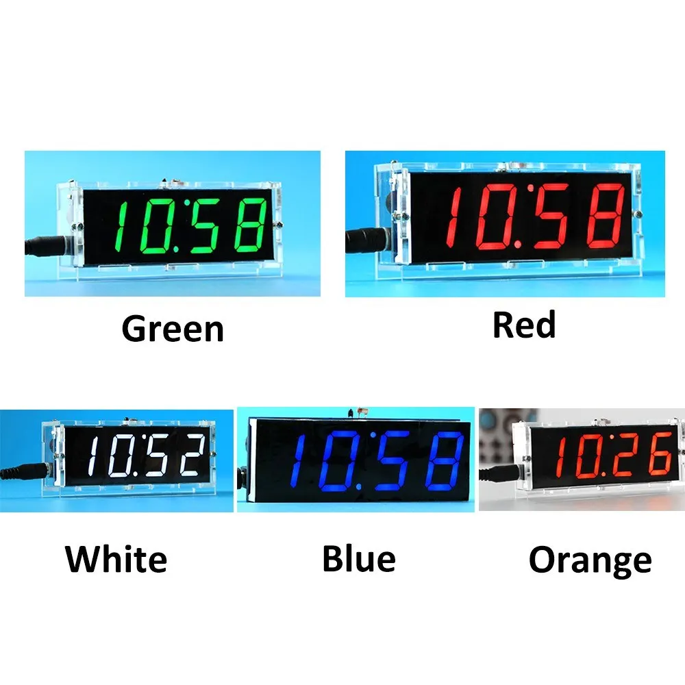 51 одночиповый микрокомпьютер световой контроль светодиодный цифровой дисплей Электронный Набор для