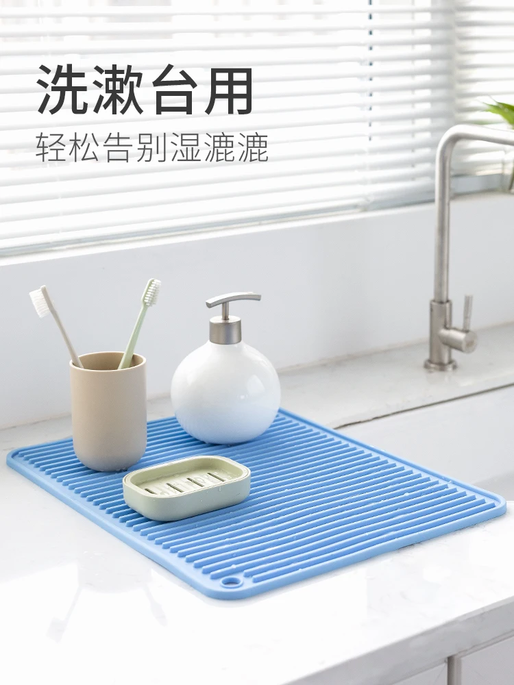 Большой коврик для стола изоляционный силиконовый нескользящий термостойкий